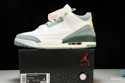 Air GREEN WHITE “ 3 Jordan DT8532-130 0826
